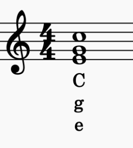 C Major (first inversion)